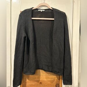 Reformation Black Cardigan Sweater